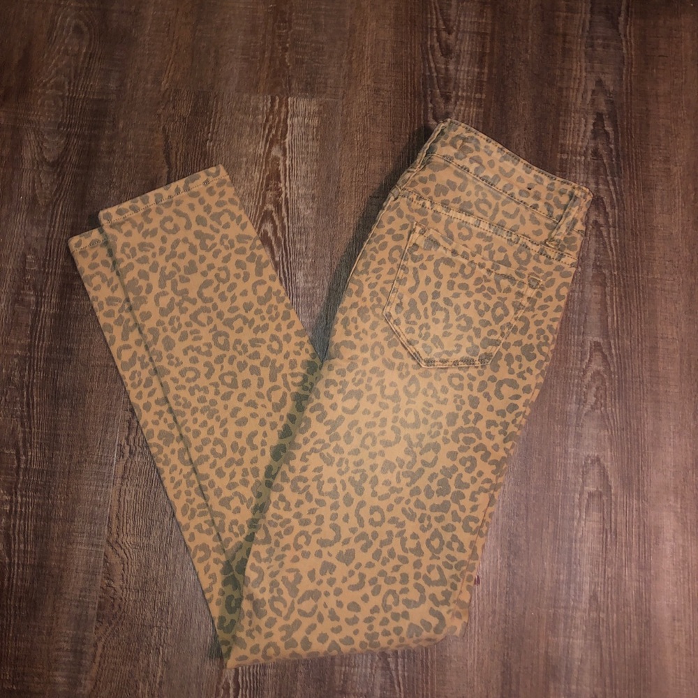 Klique B Cheetah Print Skinny Jeans